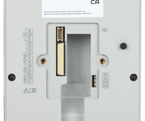 ZESTAW KONTROLI DOSTĘPU Z ROZPOZNAWANIEM TWARZY DLA JEDNEGO PRZEJŚCIA DS-KAS342 - 720p Hikvision