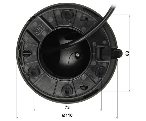 KAMERA IP IPC-HDW21249T-S-IL-0280B-BLACK WizSense - 12 Mpx 2.8 mm DAHUA