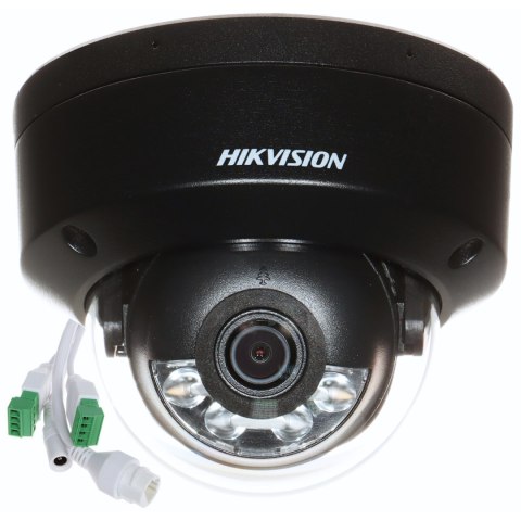 KAMERA WANDALOODPORNA IP DS-2CD2163G2-LIS2U 2.8MM BLACK PL Smart Hybrid Light AcuSense - 6 Mpx Hikvision