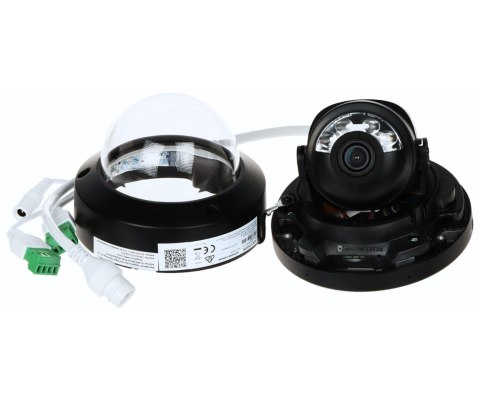 KAMERA WANDALOODPORNA IP DS-2CD2163G2-LIS2U 2.8MM BLACK PL Smart Hybrid Light AcuSense - 6 Mpx Hikvision