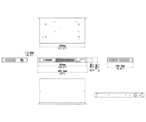 SWITCH POE NSW3000-25GT1GP1GC-POE-IN 24-PORTOWY SFP UNIVIEW