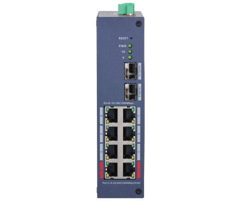 ZARZĄDZALNY SWITCH PRZEMYSŁOWY POE CHS4210-8GT-110 8-PORTOWY SFP DAHUA