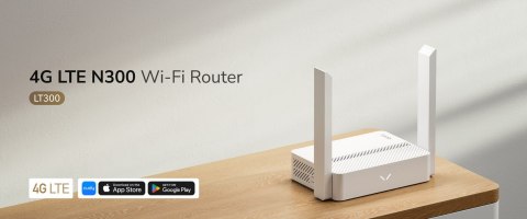 ROUTER 4G LTE LT300 2.4 GHz, 300 Mb/s CUDY