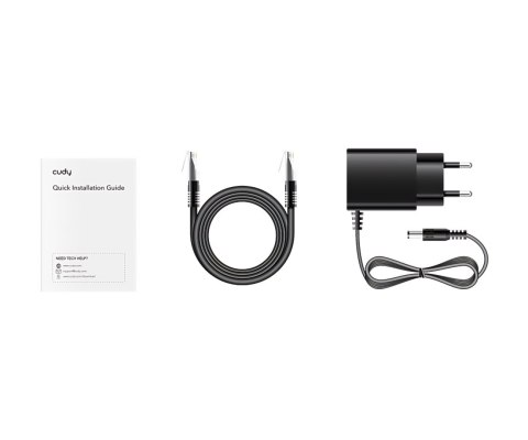 ROUTER WR11000 Wi-Fi 7 2.4 GHz, 5 GHz, 6 GHz 688 Mb/s + 4324 Mb/s + 5765 Mb/s CUDY