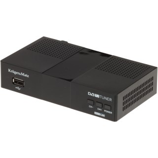 TUNER CYFROWY DVB-T/DVB-T2 KM0550D H.265/HEVC Krüger&Matz