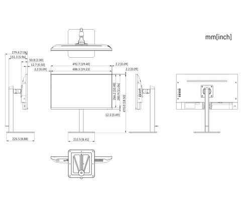 MONITOR VGA, HDMI, DP LM22-B201A 21.45 " DAHUA