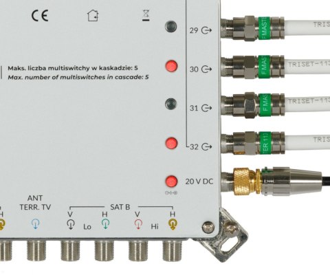 MULTISWITCH PRZELOTOWY MS-932 9 WEJŚĆ / 32 WYJŚCIA SIGNAL PRO