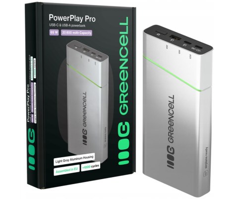 POWERBANK PBPLGC20P 20800 mAh 65 W Green Cell