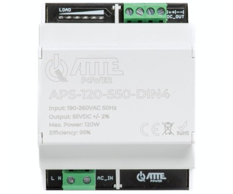 ZASILACZ IMPULSOWY APS-120-550-DIN4 ATTE