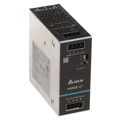ZASILACZ IMPULSOWY DRF-24V240W3GBA FORCE-GT (3 FAZY) Delta Electronics
