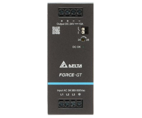ZASILACZ IMPULSOWY DRF-24V240W3GBA FORCE-GT (3 FAZY) Delta Electronics