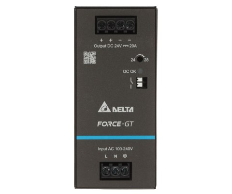 ZASILACZ IMPULSOWY DRF-24V480W1GBA FORCE-GT (1 FAZA) Delta Electronics