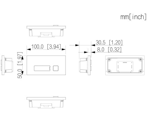 MODUŁ KLAWIATURY VTO4103F-MB1 DO MODUŁU VTO4103F DAHUA