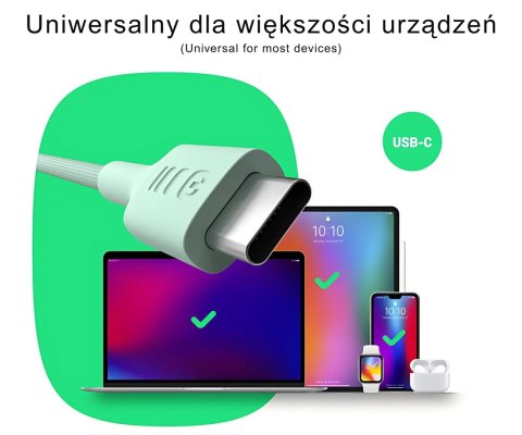 PRZEWÓD KABGC100PS30MG USB-C/USB-C PowerStream 0.3 m Green Cell