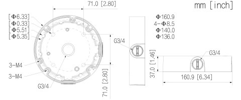 UCHWYT KAMERY PFA138A DAHUA
