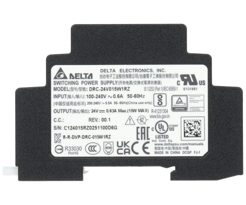 ZASILACZ IMPULSOWY DRC-24V015W1RZ Delta Electronics