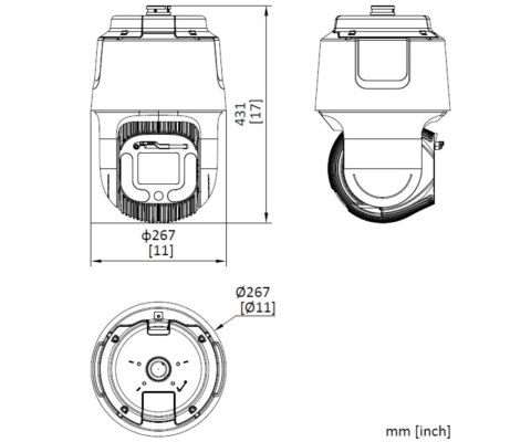 KAMERA IP SZYBKOOBROTOWA DS-2DF8C442IXG1-ELW DarkFighter - 4 Mpx, 6 ... 252 mm Hikvision