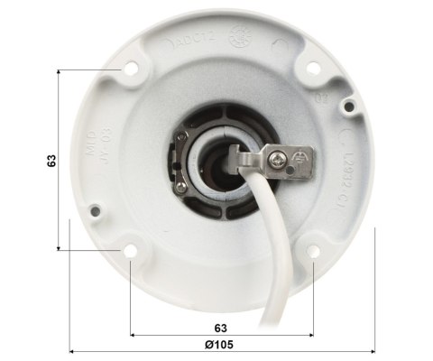 KAMERA WANDALOODPORNA IP DS-2CD2T83G2-2LI(2.8MM)/PL Smart Hybrid Light AcuSense - 8 Mpx, 4K UHD 2.8 mm Hikvision