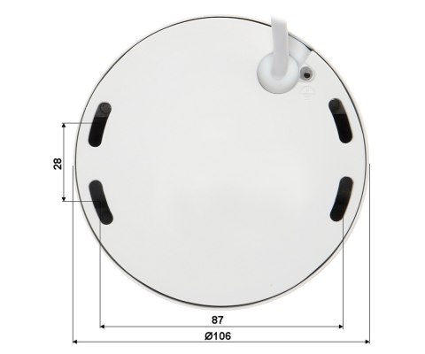 KAMERA WANDALOODPORNA IP IPC-HDBW4431F-M-DAE-0280B-S2 - 4 Mpx 2.8 mm DAHUA