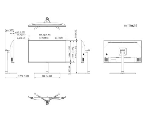 MONITOR VGA, HDMI, DP LM27-B201A 27 " - Full HD DAHUA