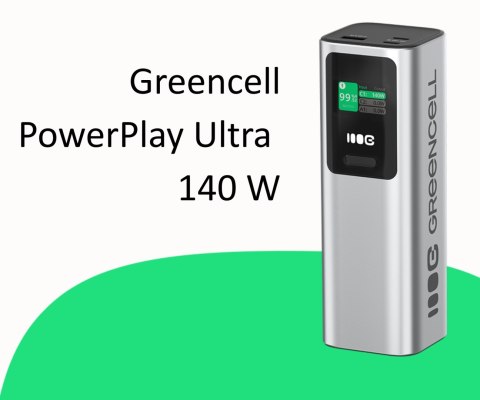 POWERBANK POWERPLAY ULTRA PBGC25UD 25200 mAh 140 W Green Cell