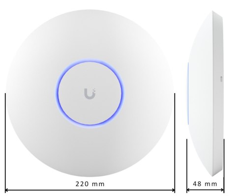 PUNKT DOSTĘPOWY UQ-U6-ENTERPRISE UniFi Wi-Fi 6E 2.4 GHz, 5 GHz, 6 GHz, 573.5 Mbps + 4800 Mbps + 4800 Mbps UBIQUITI