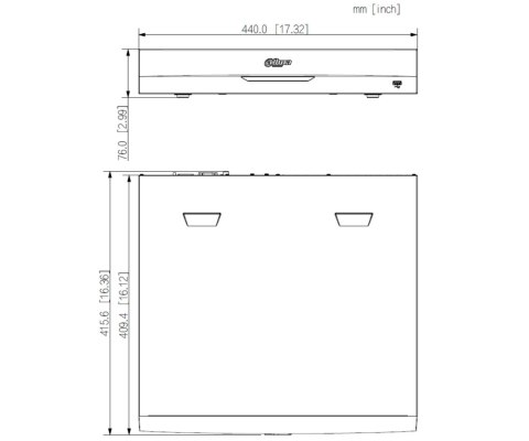 REJESTRATOR IP NVR5424-24P-EI2 24 KANAŁY, 24 PoE WizSense DAHUA