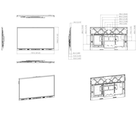 TABLICA INTERAKTYWNA LPH75-ST470-P 75 " - 4K UHD DAHUA
