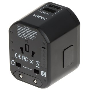 UNIWERSALNA PRZEJŚCIÓWKA SIECIOWA Z ZASILACZEM USB TA-6 Virone