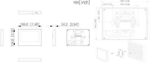 ZESTAW WIDEODOMOFONOWY KTX03 Wi-Fi / 2-Wire DAHUA