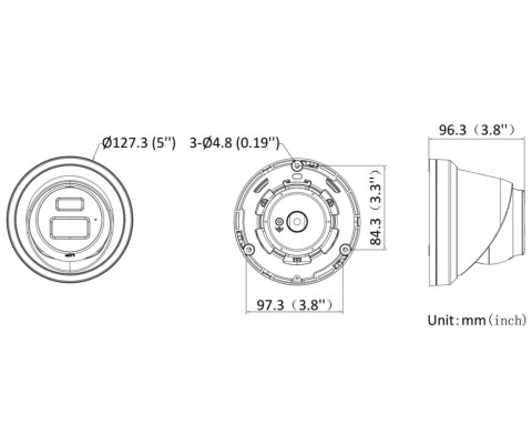 KAMERA IP DS-2CD2363G2-LI2U/SL(2.8MM)/PL AcuSense - 6 Mpx 2.8 mm Hikvision