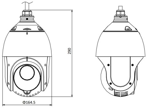 KAMERA IP OBROTOWA ZEWNĘTRZNA DS-2DE4215IW-DE(T5)/PL AcuSense - 1080p 5 ... 75 mm Hikvision