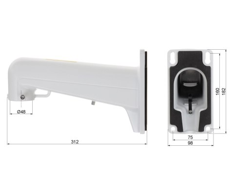 KAMERA IP SZYBKOOBROTOWA DS-2DE7A432IW-AEB(T5)/PL AcuSense - 4 Mpx 4.8 ... 153 mm Hikvision