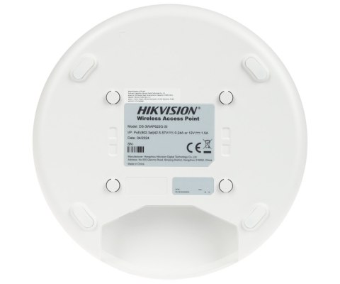 PUNKT DOSTĘPOWY DS-3WAP622G-SI Wi-Fi 6, 2.4 GHz, 5 GHz 574 Mb/s + 1201 Mb/s Hikvision