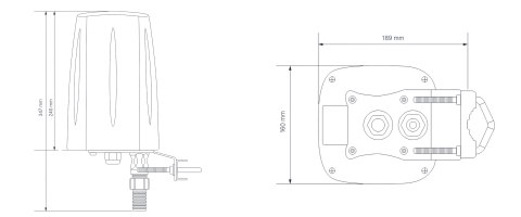 ANTENA PR1IC970 COMBO LTE Wi-Fi GPS Bluetooth Teltonika