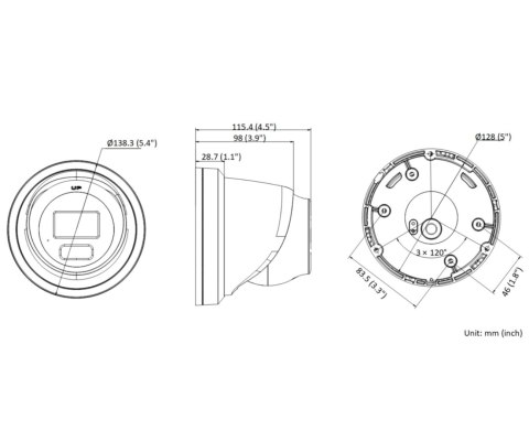 KAMERA IP DS-2CD2346G2H-IU(2.8MM)(EF)/PL DarkFighter AcuSense - 4 Mpx 2.8 mm Hikvision