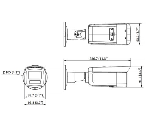 KAMERA IP DS-2CD2T46G2H-2I(2.8MM)(EF)/PL AcuSense - 4 Mpx Hikvision