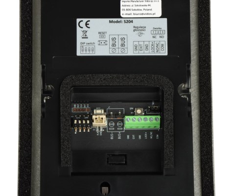 WIDEODOMOFON S204 VIDOS 2IP