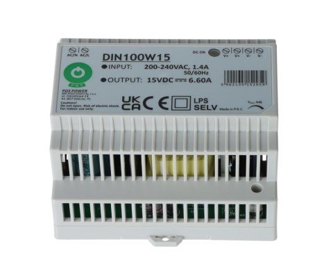 ZASILACZ IMPULSOWY DIN100W15 POS