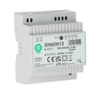 ZASILACZ IMPULSOWY DIN60W15 POS