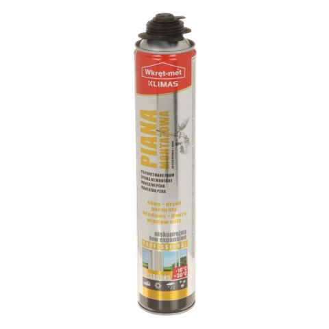 PIANA MONTAŻOWA PMPPLE-750 NISKOROZPRĘŻNA PUSZKA 750 ml WKRĘT-MET KLIMAS