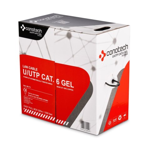 SKRĘTKA UTP/K6/305M/ZEL/CON CONOTECH