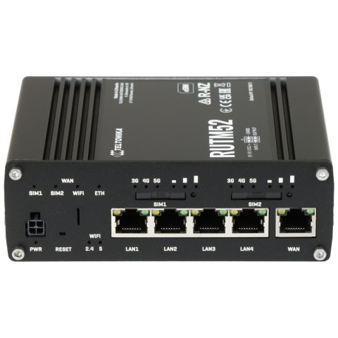 PUNKT DOSTĘPOWY DUAL 5G +ROUTER RUTM52 Dual SIM + eSIM Wi-Fi 5, 2.4 GHz, 5 GHz, 867 Mb/s Teltonika