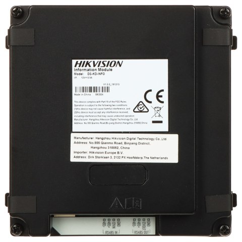 MODUŁ INFORMACYJNY DS-KD-INFO Hikvision