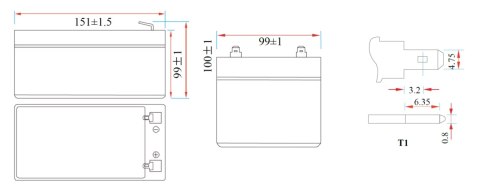 AKUMULATOR 12.8V/12AH/LIFEPO4-MWLJ MW Power