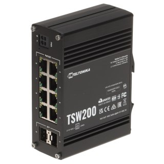 SWITCH PRZEMYSŁOWY POE TSW200 8-PORTOWY SFP Teltonika