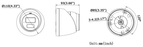 KAMERA IP DS-2CD1347G2H-LIU(2.8MM) Smart Hybrid Light - 4 Mpx Hikvision