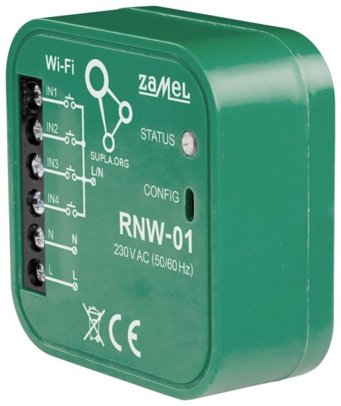 INTERFEJS WEJŚĆ RNW-01 Wi-Fi SUPLA ZAMEL
