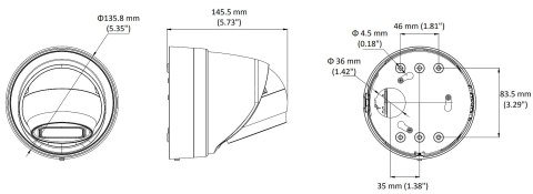 KAMERA WANDALOODPORNA IP DS-2CD2H86G2-IZS(2.8-12MM)(C)/BLACK AcuSense - 8.3 Mpx - MOTOZOOM Hikvision
