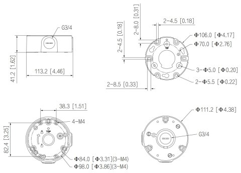 UCHWYT KAMERY PFA2310R DAHUA